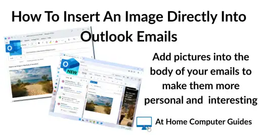 How to insert image directly into Outlook email