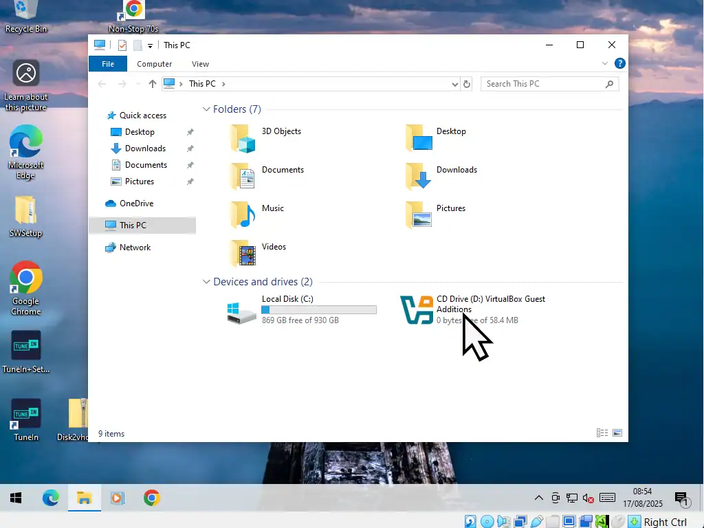 Virtual CD drive