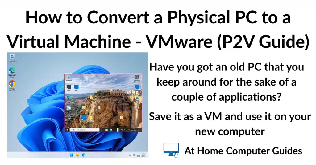 Ste by step - How to Convert a Physical PC to a Virtual Machine - VMware (P2V Guide)