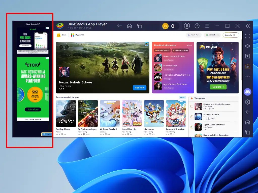 Advertisement indicated.
