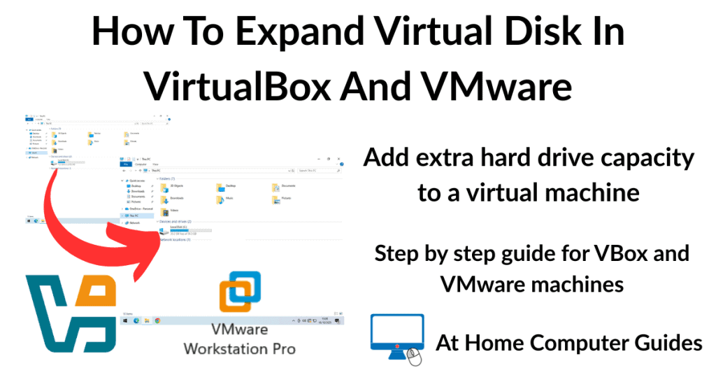 How To Expand Virtual Disk In VirtualBox And VMware