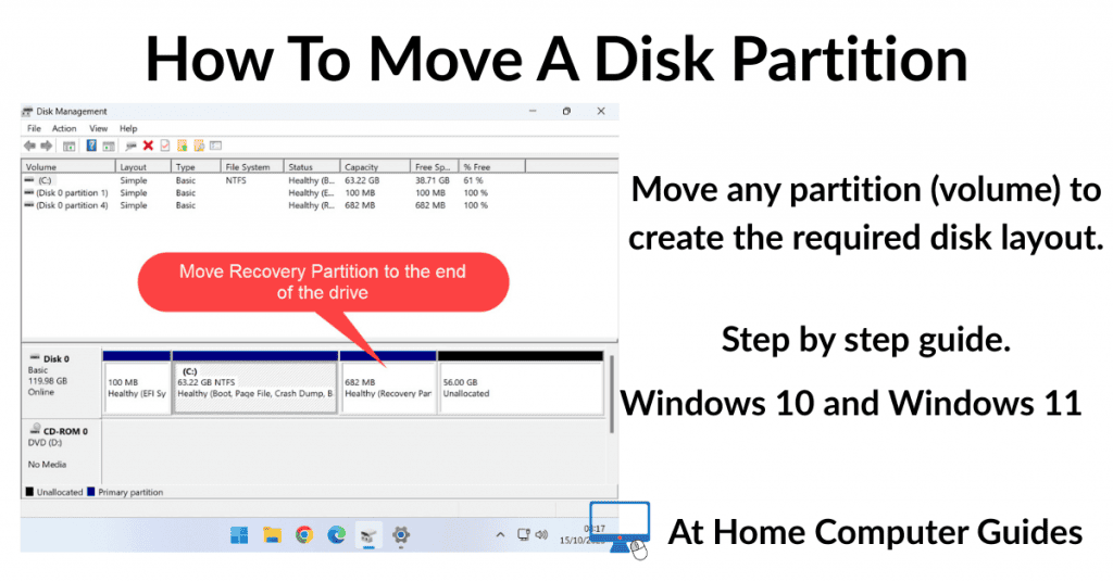 How To Move A Disk Partition