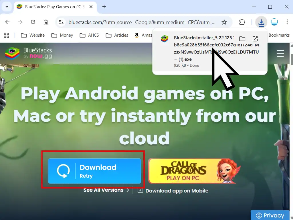 Run Android apps on PC