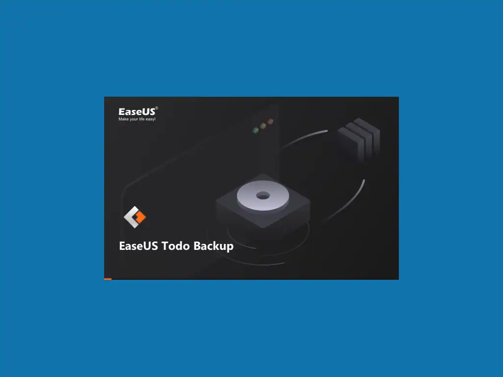 The PC has rebooted into the EaseUS recovery  environment.