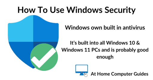 How to use Windows Security