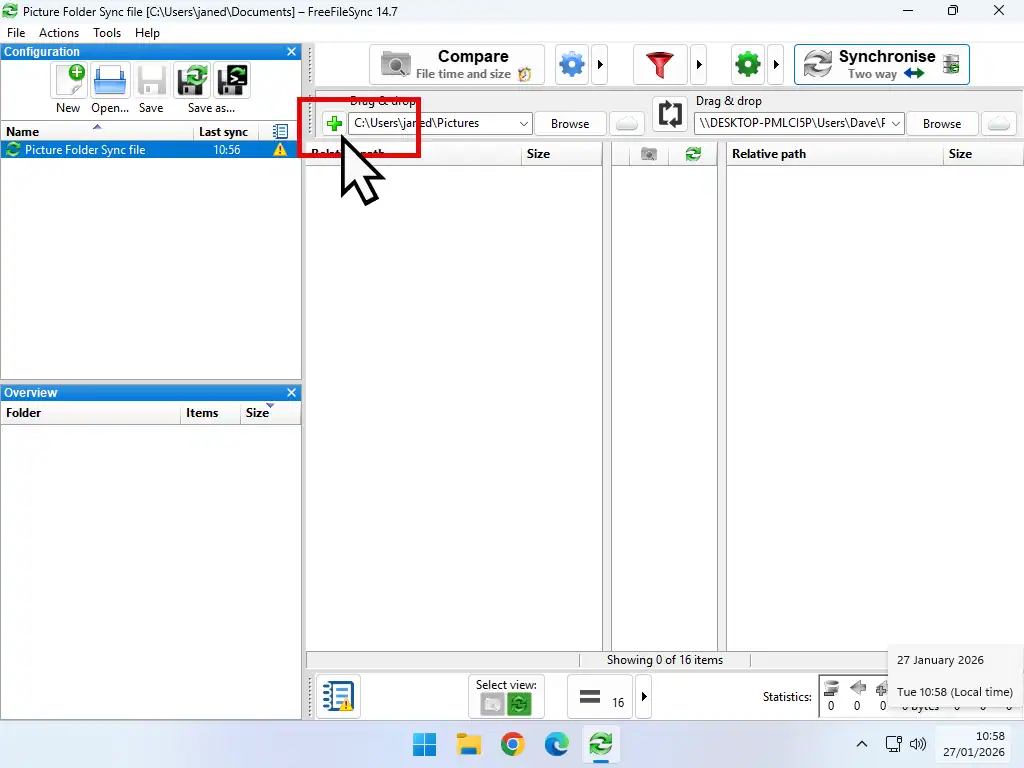 Adding more folders to sync Adding more folders to sync