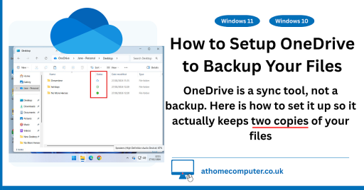 How to Setup OneDrive to Backup Your Files