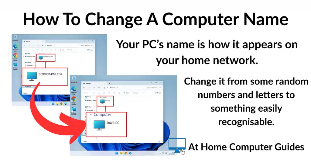 How to change a computer name