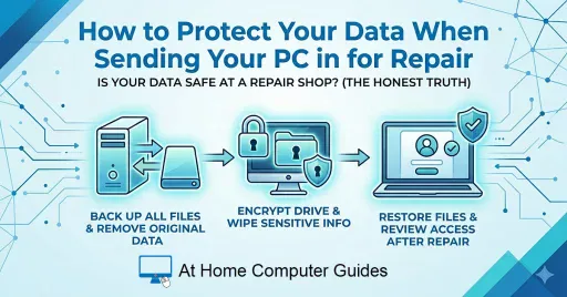 How to Protect Your Data When Sending Your PC in for Repair. Is your data safe when sending your PC in for repair.